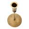 Hello Honey® 9" Antique Brass Hand-Forged Hammered Metal Taper Candle Holder